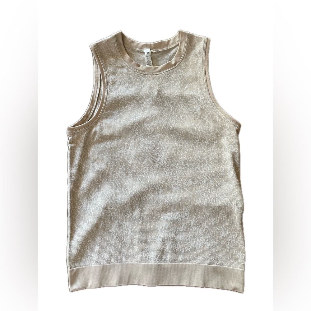 Lululemon Athletica Tan Sleeveless Top